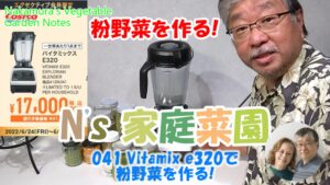 Read more about the article 041 Vitamix E320で粉野菜を作る！