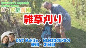 Read more about the article 057 Makita・ MLM330DRGの使用・２日目